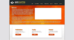 Desktop Screenshot of nickbarton.com