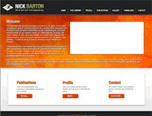 Tablet Screenshot of nickbarton.com